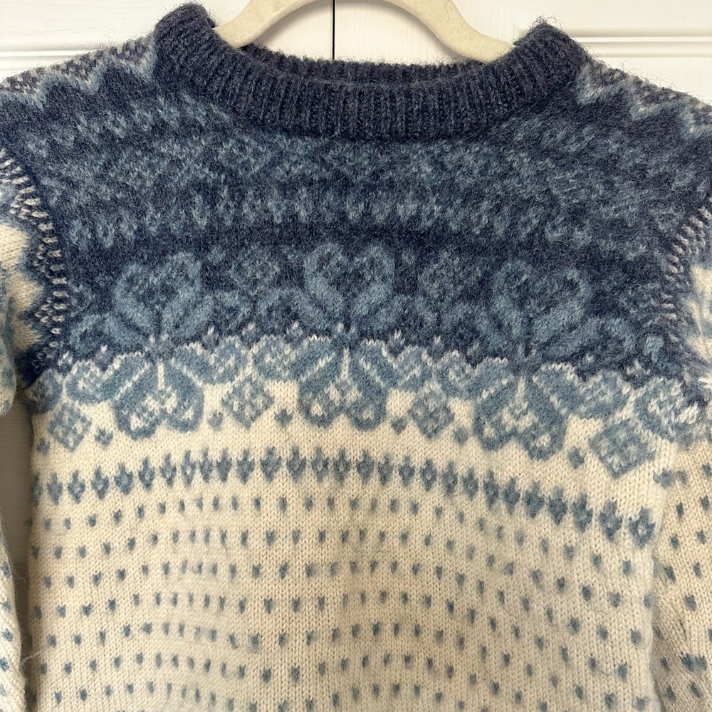 Dale of Norway Vintage Festive Wool Pull Over Setesdal Holiday Sweater - Picture 2 of 9